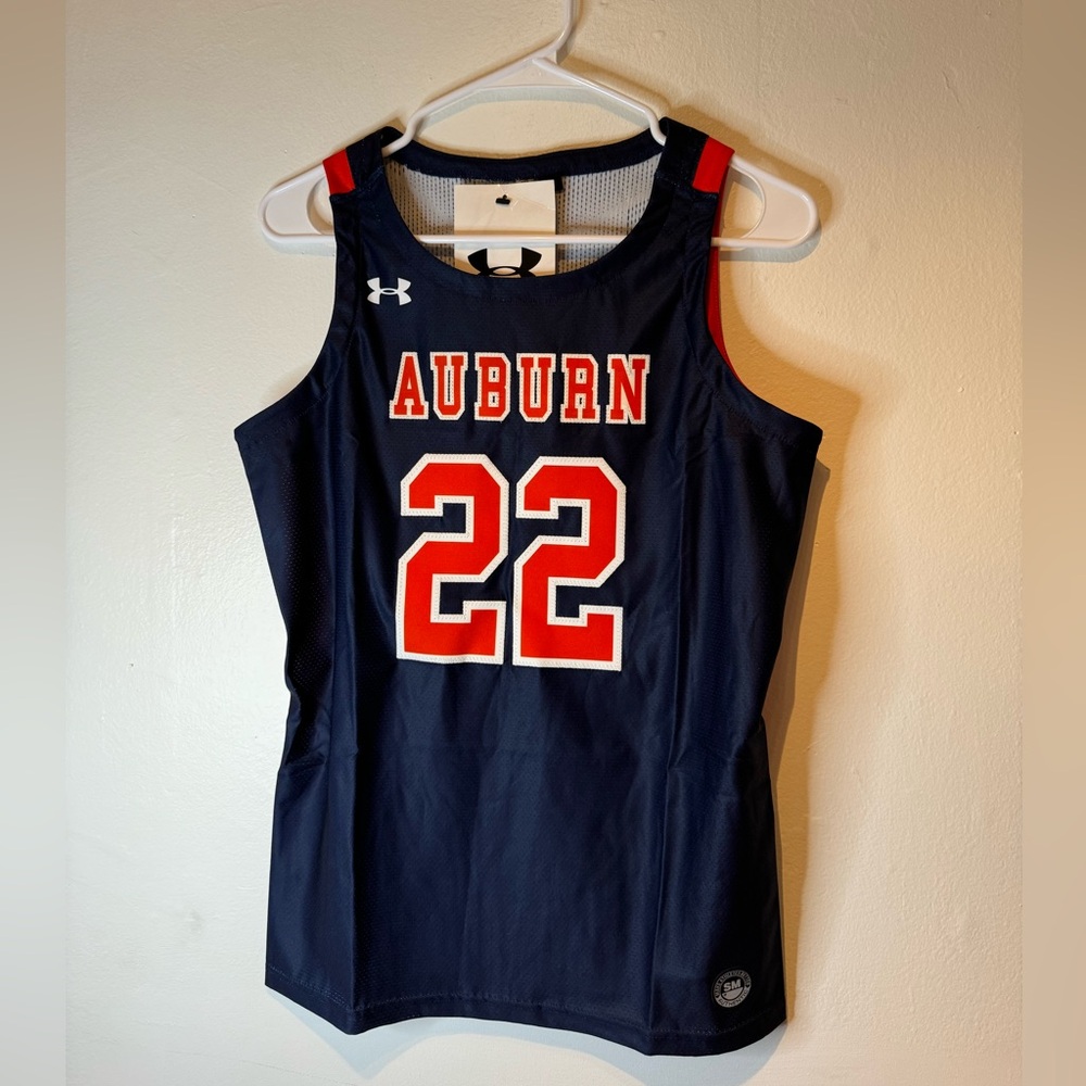 Auburn Sample University Tigers Under Armour Basketball Jersey‎ Womens Small